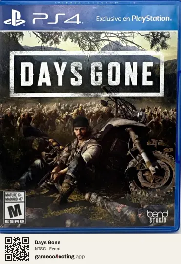 Days Gone PlayStation 4, NTSC box front