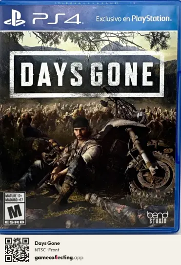 Days Gone PlayStation 4, NTSC box front