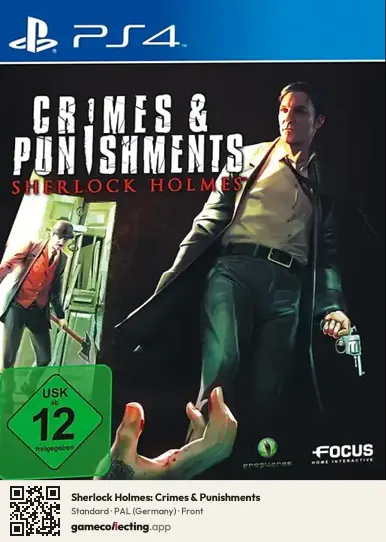 Sherlock Holmes: Crimes & Punishments PlayStation 4, Germany box front
