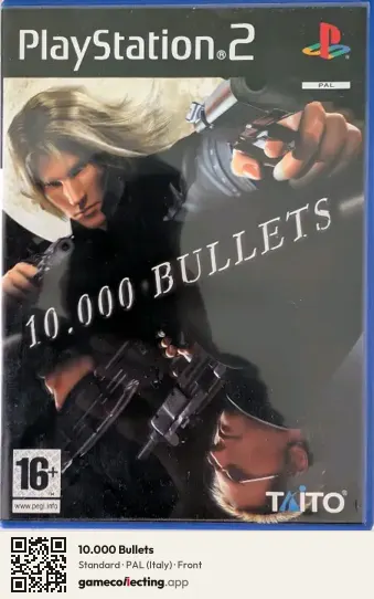 10.000 Bullets PlayStation 2, Italy box front