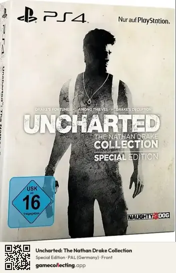 Uncharted: The Nathan Drake Collection PlayStation 4, Germany box front
