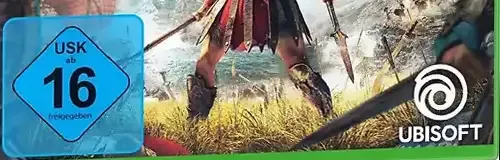 Assassin's Creed Odyssey, the USK square on its front