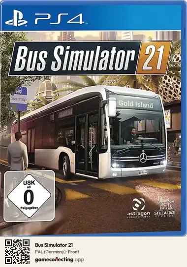 Bus Simulator 21 PlayStation 4, Germany box front