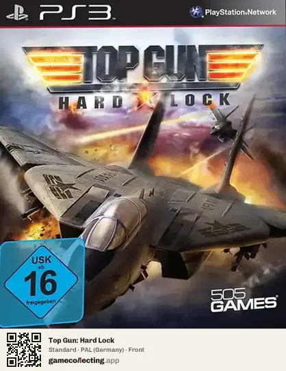 Top Gun: Hard Lock PlayStation 3, Germany box front