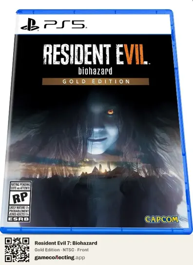 Resident Evil 7: Biohazard PlayStation 5, NTSC box front