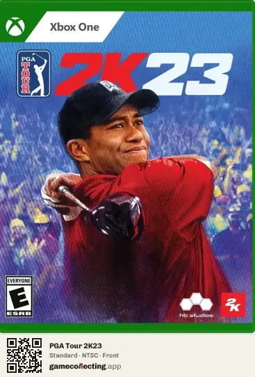 PGA Tour 2K23 Xbox One, NTSC box front