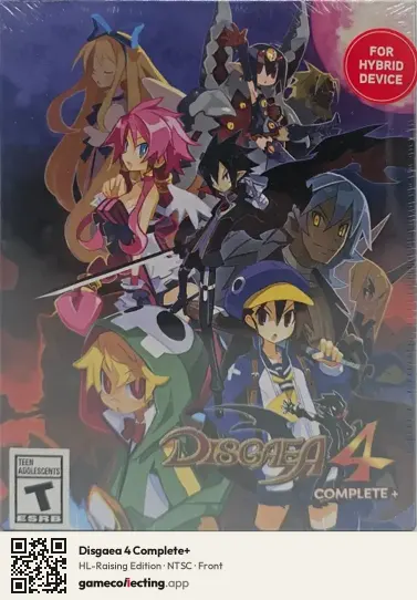 Disgaea 4 Complete+ Nintendo Switch, NTSC box front