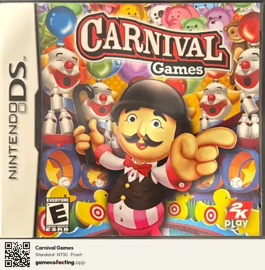 Carnival Games Nintendo DS, NTSC box front