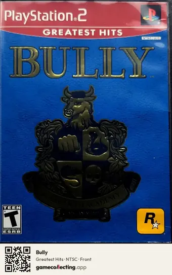 Bully PlayStation 2, NTSC box front