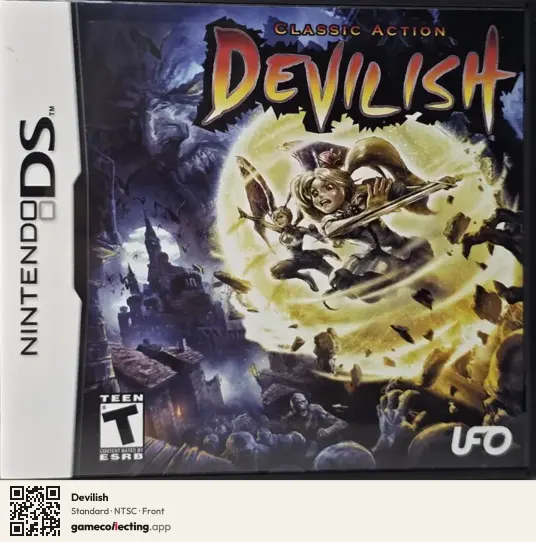 Devilish Nintendo DS, NTSC box front