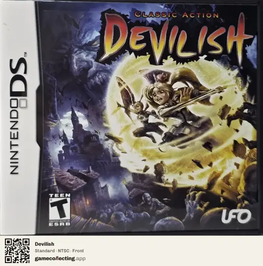 Devilish Nintendo DS, NTSC box front