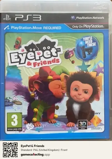 EyePet & Friends PlayStation 3, United Kingdom box front