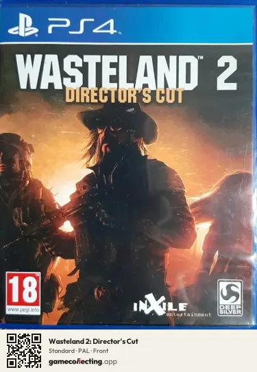 Wasteland 2: Director's Cut PlayStation 4, PAL box front