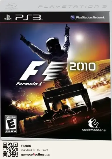 F1 2010 PlayStation 3, NTSC box front