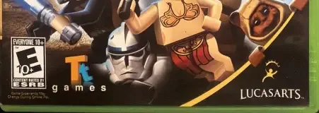 LEGO Star Wars: The Complete Saga, the ESRB box on its front