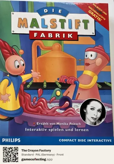 The Crayon Factory Philips CD-i, Germany box front