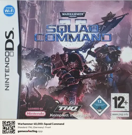 Warhammer 40,000: Squad Command Nintendo DS, Germany box front