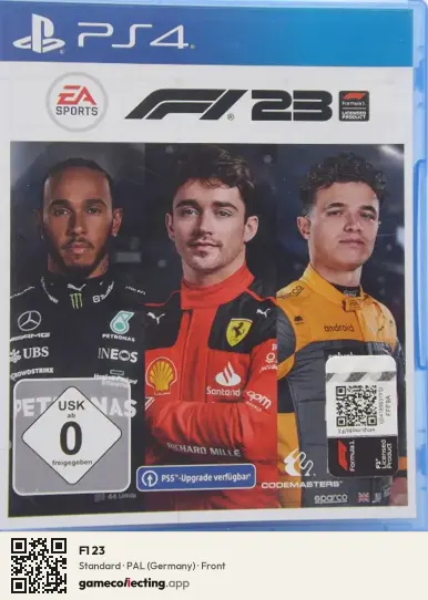 F1 23 PlayStation 4, Germany box front