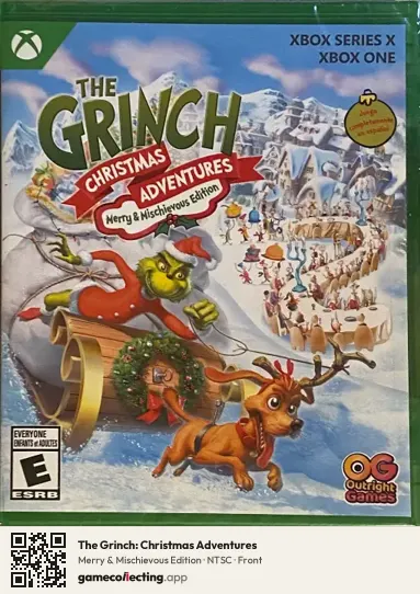 The Grinch: Christmas Adventures Xbox Series X, NTSC box front