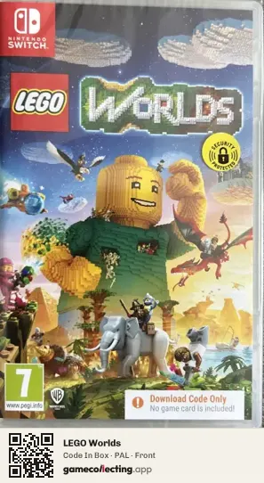 LEGO Worlds Nintendo Switch, PAL box front