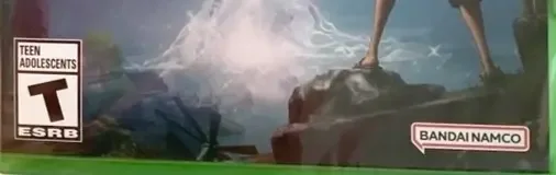 One Piece Odyssey, the ESRB box on its front