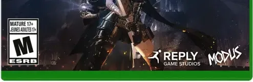 Soulstice, the ESRB box on its front