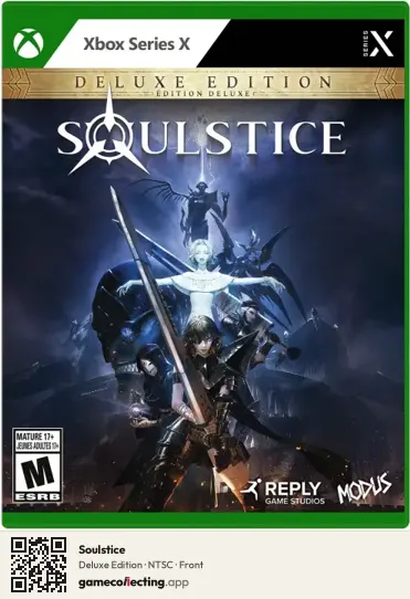 Soulstice Xbox Series X, NTSC box front