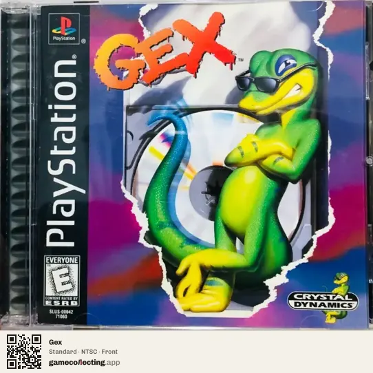 Gex PlayStation, NTSC box front