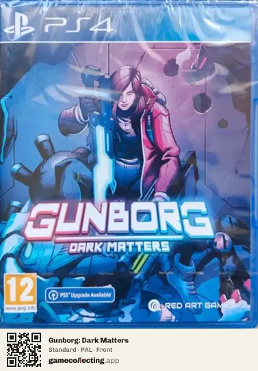Gunborg: Dark Matters PlayStation 4, PAL box front