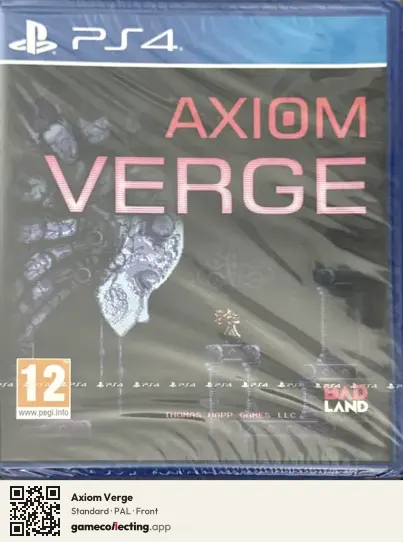 Axiom Verge PlayStation 4, PAL box front