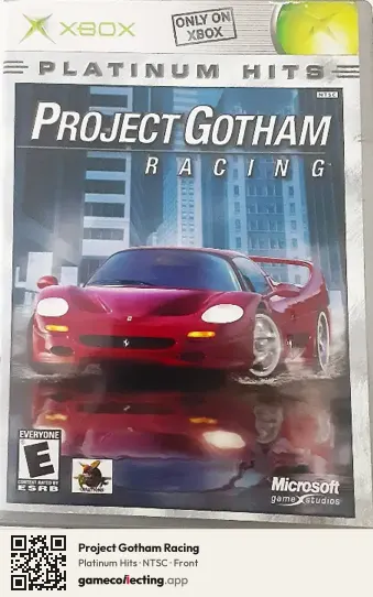 Project Gotham Racing Xbox, NTSC box front