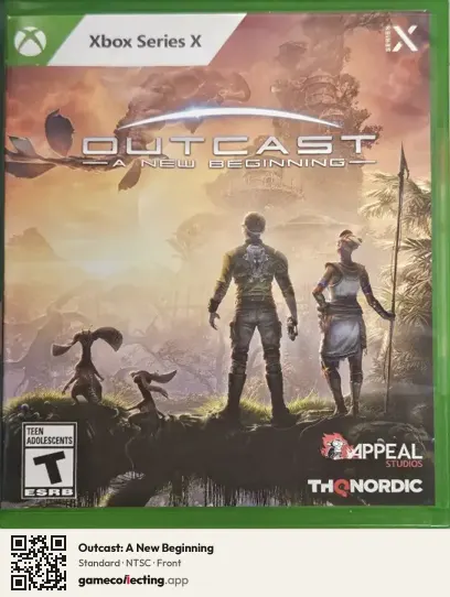 Outcast: A New Beginning Xbox Series X, NTSC box front