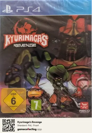 Kyurinaga's Revenge PlayStation 4, PAL box front