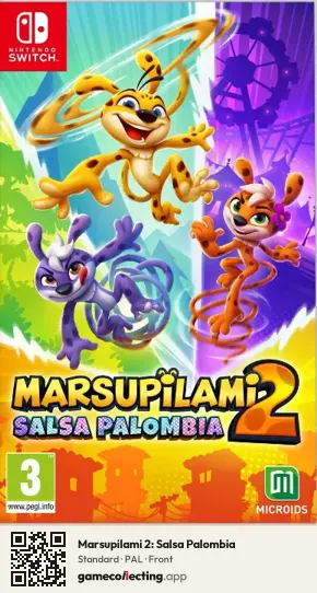 Marsupilami 2: Salsa Palombia Nintendo Switch, PAL box front