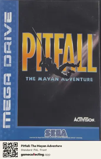 Pitfall: The Mayan Adventure Sega Mega Drive / Genesis, PAL box front