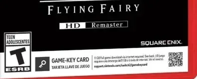 Bravely Default: Flying Fairy HD Remaster, the ESRB box on its front