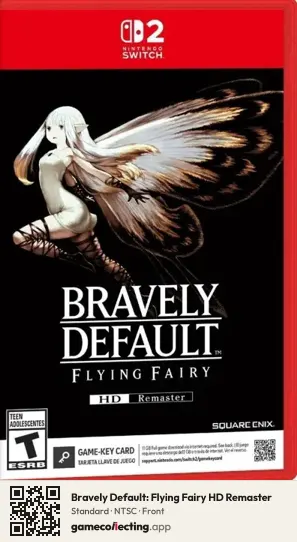Bravely Default: Flying Fairy HD Remaster Nintendo Switch 2, NTSC box front