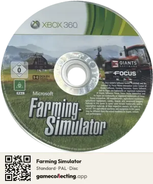 Farming Simulator Xbox 360, PAL disc