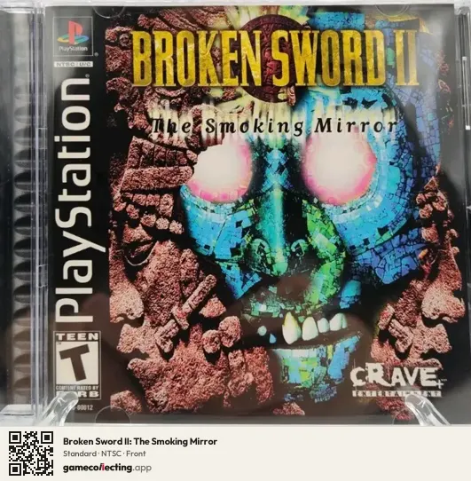 Broken Sword II: The Smoking Mirror PlayStation, NTSC box front
