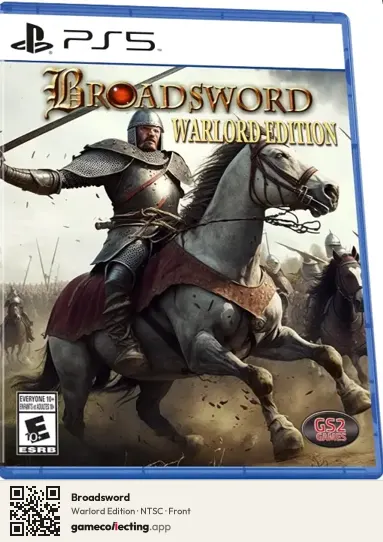 Broadsword PlayStation 5, NTSC box front