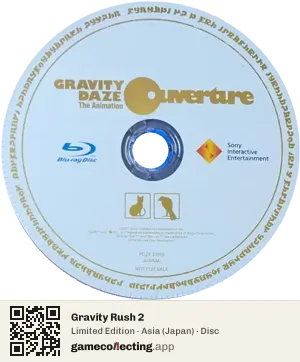 Gravity Rush 2 PlayStation 4, Asia disc