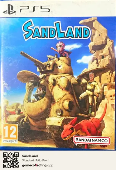 Sand Land PlayStation 5, PAL box front