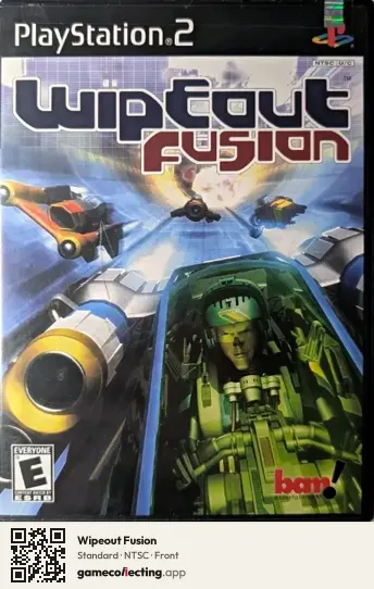 Wipeout Fusion PlayStation 2, NTSC box front