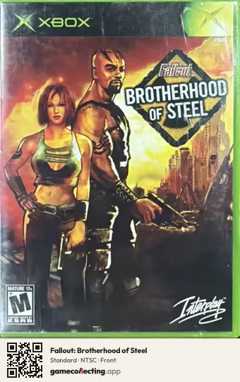 Fallout: Brotherhood of Steel Xbox, NTSC box front