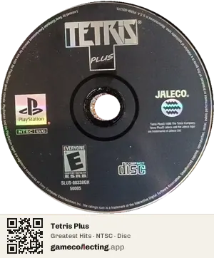Tetris Plus PlayStation, NTSC disc