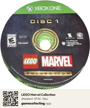 LEGO Marvel Collection Xbox One, NTSC disc
