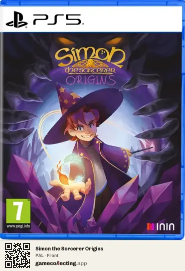Simon the Sorcerer Origins PlayStation 5, PAL box front