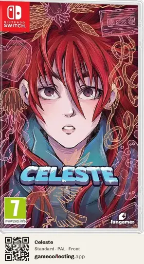 Celeste Nintendo Switch, PAL box front