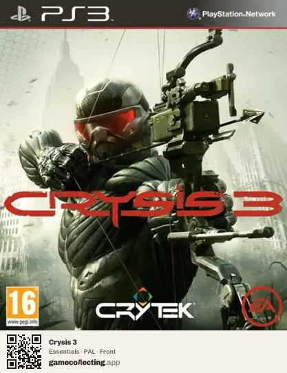 Crysis 3 PlayStation 3, PAL box front