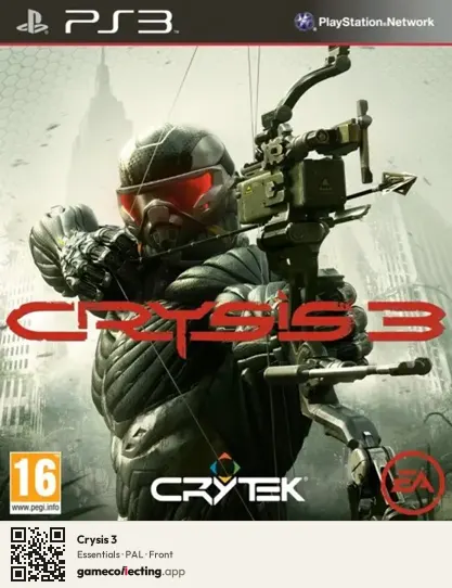 Crysis 3 PlayStation 3, PAL box front